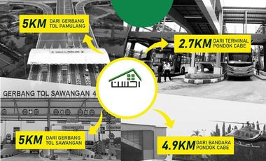 [HOT] Rumah Ahsanu Gaplek, Pondok Cabe Cinangka di Kota Depok, Mewah Murah, Jual, Dijual