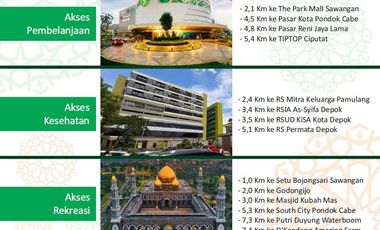 [HOT] Rumah Ahsanu Gaplek, Pondok Cabe Cinangka di Kota Depok, Mewah Murah, Jual, Dijual