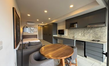 LOFT AMUEBLADO EN RENTA EN BINEN LEÓN GTO DEPARTAMENTO EN RENTA EN VILLAS DEL JUNCAL A SOLO UN MINUTO DEL GAUCHO TRADICIONAL PALMAS.