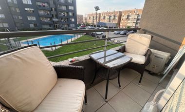 DEPARTAMENTO EN ARRIENDO, COND. JARDINES DE LO CAMPINO, QUILICURA