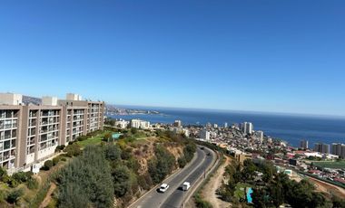 Arrienda cómodo departamento con gran vista Agua Santa Viña