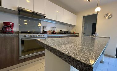 Renta Casa Amueblada en La Antigua Cementera, Puebla, 5 Habitaciones, Terraza con Pergola, Gym.