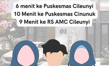 Dijual Rumah BARU Murah Bisa KPR Dkt Kampus ITB/UNPAD UIN Cileunyi Kulon, Cileunyi, Bandung