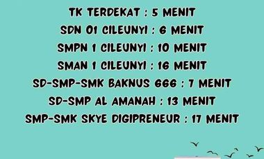 Dijual Rumah BARU Murah Bisa KPR Dkt Kampus ITB/UNPAD UIN Cileunyi Kulon, Cileunyi, Bandung