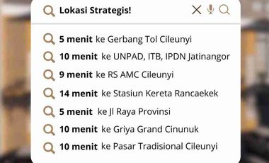 Dijual Rumah BARU Murah Bisa KPR Dkt Kampus ITB/UNPAD UIN Cileunyi Kulon, Cileunyi, Bandung