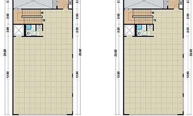 Ruko Perkantoran brand new 5 lantai 10x22 MEGA OFFICE PARK HI Harapan Indah Bekasi Ada lift