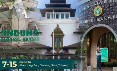 Dijual Rumah Baru Mewah di Kota Bandung 2 LT+ Rooftop Dkt Kampus ITB/UNPAR