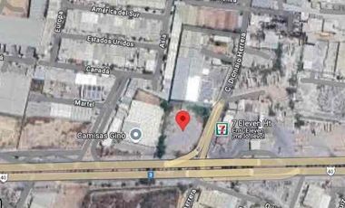 Renta de terrenos esquineros industrial de 2500m2/ 5000 m2 o 7500 m2.