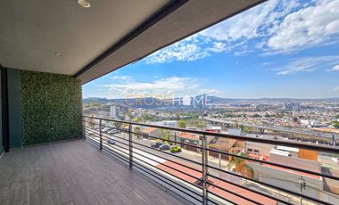 Departamento de lujo en renta en loma dorada, querétaro