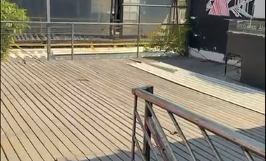 Local en renta con terraza en Container City, San Andrés Cholula