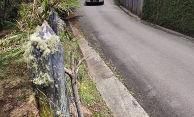 VENTA DE ESPECTACULAR LOTE DE 2.042 MT2, EN LA VÍA HACIA EL PARQUE ARVÍ, VEREDA EL PLACER, SANTA ELENA, MEDELLIN, ANTIOQUIA