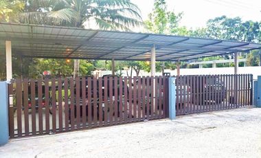 96242 - ขายบ้านเดี่ยวพร้อมสวนสวย 362 ตร.วา ทำเลดี ย่านชุมชน ถนนเส้นรอง ใกล้ปั้ม ปตท หนองตะพาน บ้านค่าย ระยอง