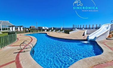 SE VENDE DPTO EN ESPECTACULAR CONDOMINO BAHIA DE ROSAS ALGARROBO