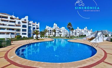 SE VENDE DPTO EN ESPECTACULAR CONDOMINO BAHIA DE ROSAS ALGARROBO