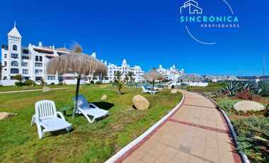 SE VENDE DPTO EN ESPECTACULAR CONDOMINO BAHIA DE ROSAS ALGARROBO