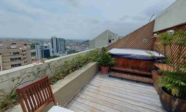 DPTO AMOBLADO EN ALQUILER 3 DORMITORIOS TORRES DEL HILTON TIPO LOFT NORTE DE GAUYAQUIL ECUADOR