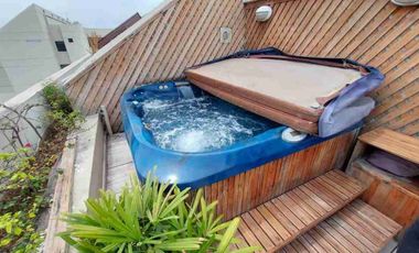 DPTO AMOBLADO EN ALQUILER 3 DORMITORIOS TORRES DEL HILTON TIPO LOFT NORTE DE GAUYAQUIL ECUADOR