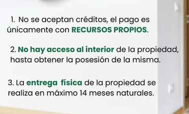 CASA EN VENTA, PROPIEDAD DE RECUPERACION HIPOTECARIA