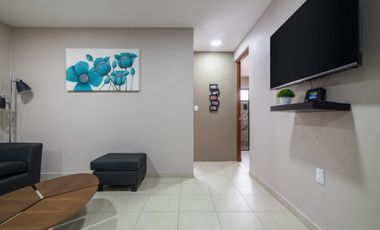 Departamento Amueblado 1 Habitación en Villas de La Hacienda, Atizapan de Zaragoza.