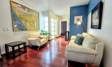 RENTA PENTHOUSE AMUEBLADO CON ROOF GARDEN PRIVADO EN NUEVO LEON CONDESA