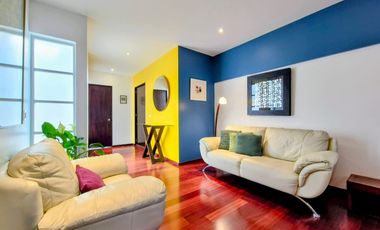 RENTA PENTHOUSE AMUEBLADO CON ROOF GARDEN PRIVADO EN NUEVO LEON CONDESA