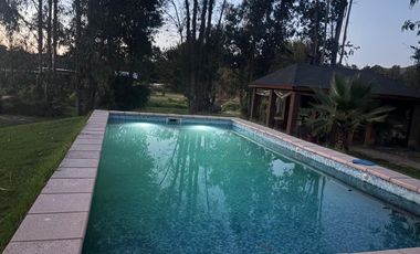 Venta De Parcela De Agrado Con Casa En Melipilla
