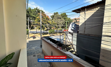 DEPARTAMENTO EN SEGUNDO PISO EN ALQUILER - URB. SANTA MARÍA (ICA)