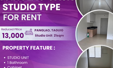 PANGLAO OASiS ( STUDIO UNIT )  FOR RENT