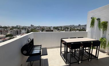 PENTHOUSE EN VENTA VALLE DEL CAMPESTRE LEON GTO LOFT TIPO ESTUDIO CON TERRAZA PRIVADA SOLO DOS MINUTOS DE PLAZA MAYOR.
