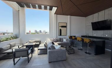 PENTHOUSE EN VENTA VALLE DEL CAMPESTRE LEON GTO LOFT TIPO ESTUDIO CON TERRAZA PRIVADA SOLO DOS MINUTOS DE PLAZA MAYOR.