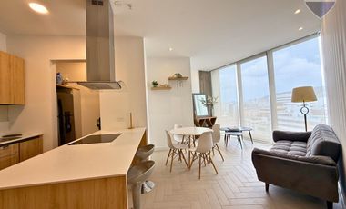 En Renta Suite 61 m² Amoblada Edificio Iqon, Frente Al Parque La Carolina