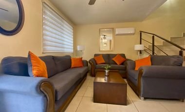 CASA EN RENTA AMUEBLADA EN BONATERRA APODACA – 3 NIVELES, TERRAZA, EXCELENTE UBICACIÓN