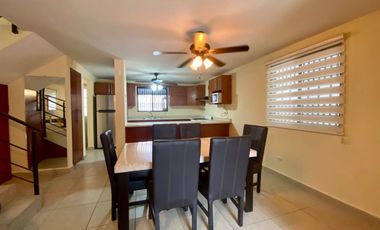 CASA EN RENTA AMUEBLADA EN BONATERRA APODACA – 3 NIVELES, TERRAZA, EXCELENTE UBICACIÓN