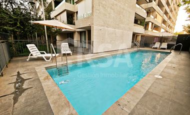 DEPARTAMENTO 2 DORMITORIOS ESTILO MARIPOSA, GRAN BALCON, CALLE COLOMBIA 7738, LA FLORIDA