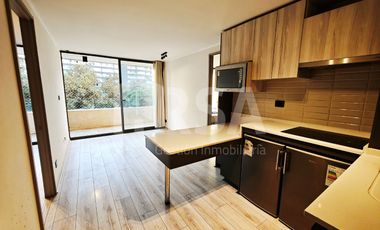 DEPARTAMENTO 2 DORMITORIOS ESTILO MARIPOSA, GRAN BALCON, CALLE COLOMBIA 7738, LA FLORIDA