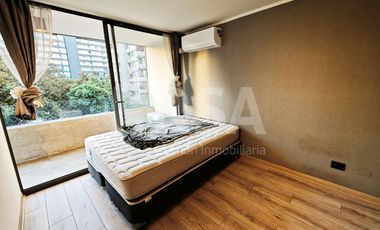 DEPARTAMENTO 2 DORMITORIOS ESTILO MARIPOSA, GRAN BALCON, CALLE COLOMBIA 7738, LA FLORIDA