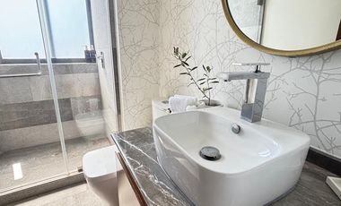 Departamento Nuevo Amueblado con Terraza Privada en Santa Fe (Mantenimiento Incluido)