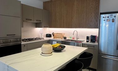 Departamento Nuevo Amueblado con Terraza Privada en Santa Fe (Mantenimiento Incluido)