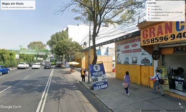 Renta de Terreno Comercial 1,884 m² | Av. San Antonio Abad, Cuauhtémoc | Uso de Suelo Mixto