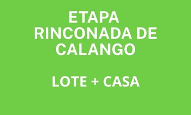 INVIERTE EN CALANGO: LOTES DESDE 100 M² + BUNGALOWS o CASA