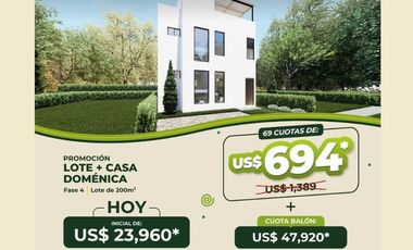 INVIERTE EN CALANGO: LOTES DESDE 100 M² + BUNGALOWS o CASA