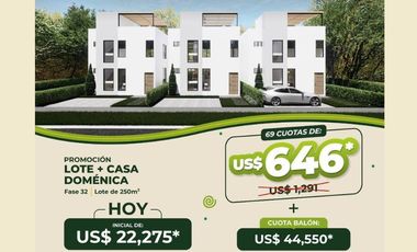 INVIERTE EN CALANGO: LOTES DESDE 100 M² + BUNGALOWS o CASA