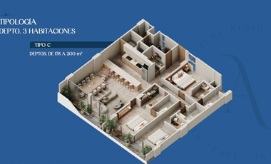 Preventa de Departamento Residencial Azure