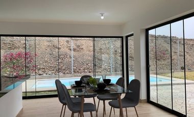 INVIERTE EN CALANGO: LOTES DESDE 100 M² + BUNGALOWS o CASA + PISCINA
