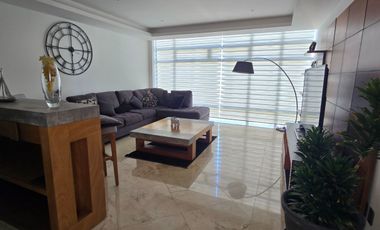 Penthouse de lujo en renta, amueblado, terraza, Bosque Real