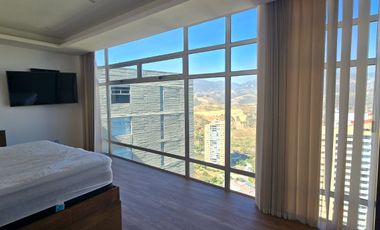 Penthouse de lujo en renta, amueblado, terraza, Bosque Real
