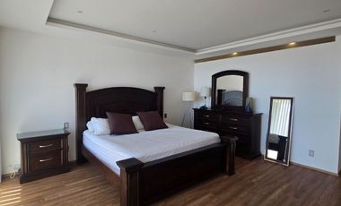 Penthouse de lujo en renta, amueblado, terraza, Bosque Real