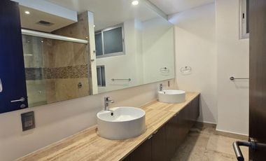 Penthouse de lujo en renta, amueblado, terraza, Bosque Real