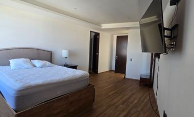 Penthouse de lujo en renta, amueblado, terraza, Bosque Real
