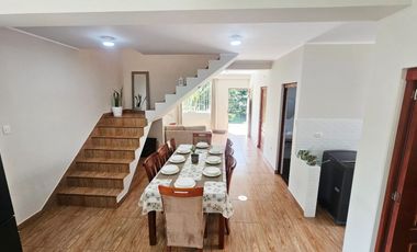 SE VENDE TERRENO CON CASA DE CAMPO EN OXAPAMPA CON VISTA Y SALIDA AL RIO CHOROBAMBA Y CON PARCELA AGRICOLA